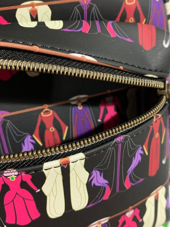 Loungefly Mini Backpack Disney Villains Dress Cruella Maleficent Evil Queen Bag main image 8